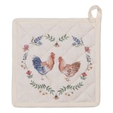 Cumpara ieftin Set 2 servete termice bumbac Chicken 20x20 cm