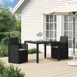 vidaXL Scaune de Dining pentru Grădină 2 pcs Antracit, Gri deschis PP 899984