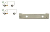 Prag Vw Transporter (T4)/Caravelle/Multivan 07.1990-03.2003 , partea Fata Stanga, Sub Usa Din Fata, Interior,