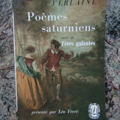 PAUL VERLAINE - POEMES SATURNIENS (Le livre de poche)