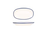 Bonna Placa de service - Linea Blue - Por&Aring;&pound;elan - 19x11 cm - set de 2