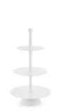 Platou supraetajat metal alb Mallet 45x82 cm