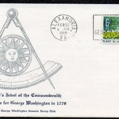 United States 1969 Mahdeen Masonic Event - Alexandria VA GW's Birthday K.289