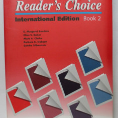 READER 'S CHOICE , INTERNATIONAL EDITION , BOOK 2 by E. MARGARET BAUDOIN ...SANDRA SILBERSTEIN , 1993