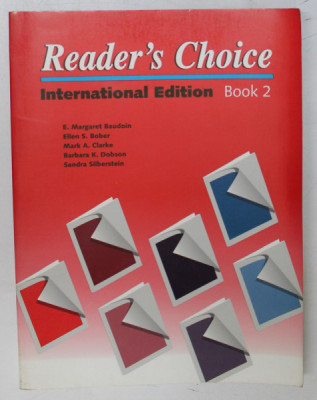 READER &amp;#039;S CHOICE , INTERNATIONAL EDITION , BOOK 2 by E. MARGARET BAUDOIN ...SANDRA SILBERSTEIN , 1993 foto