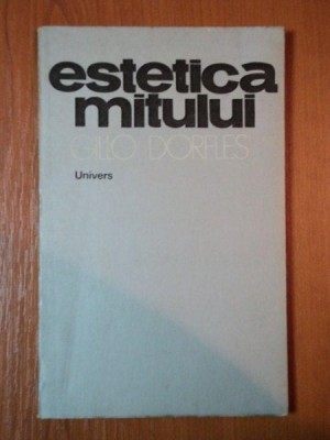 ESTETICA MITULUI de GILLO DORFLES foto
