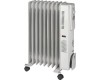 Calorifer electric Eurom Turbo 2400W, 9 elementi, 3 trepte putere, aeroterma 400W, termostat, protectie supraincalzire, alb