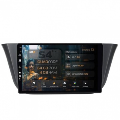 Navigatie Iveco Daily (2013-2021) 4GB RAM Android 13 Quadcore DSP GPS Wi-FI Carplay Android Auto USB Bluetooth Waze Touchscreen 9 inch foto