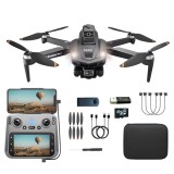 HexaCraft SkyBite MAX &ndash; Drona cu 2 camere HD 8K, ecran 4.5 inch, senzor 360, GPS, retur automat, motor brushless, 30min zbor, 3km raza, pliere compact