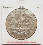 1850 Marea Britanie UK Anglia 5 Pounds 2005 Trafalgar km 1053, Europa