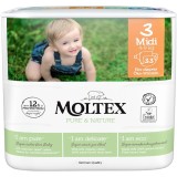 Moltex Pure &amp; Nature Midi Size 3 scutece ECO de unică folosință 4-9 kg 33 buc