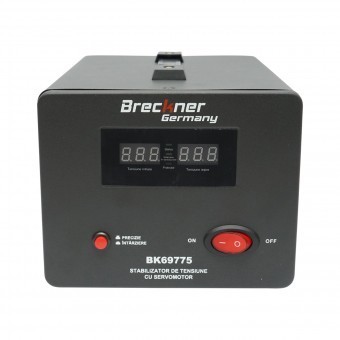 Stabilizator automat de tensiune 500VA monofazic cu servomotor Breckner Germany