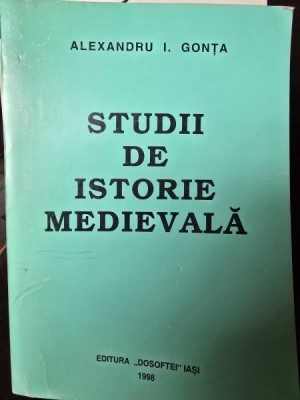 Studii de istorie medievala- Alexandru I. Gonta foto