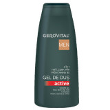 Gel de dus 3 in 1 Active, 400 ml, Gerovital Men