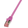 PATCH CORD S/FTP LOGILINK Cat6, LSZH, cupru, 0.25 m, roz, AWG27, dublu ecranat &amp;quot;CQ2019S&amp;quot; (timbru verde 0.08 lei)