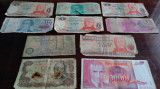 10 bancnote rupte, uzate, cu defecte (cele din imagine) #36