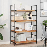 VidaXL Rafturi suspendate 3 buc. 80x40x4 cm lemn masiv acacia netratat