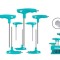 TOTAL - SET 8 CHEI IMBUS IN T: 2-10MM, CR-V (INDUSTRIAL) PowerTool TopQuality