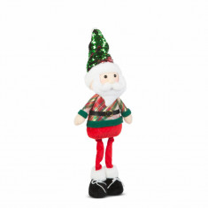Figurină elf textilă de Crăciun - 65 x 18 x 13 cm - Moș Crăciun