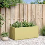 vidaXL Cutie de flori pentru grădină Verde 80 x 36 x 35 cm PP 42036840