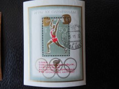 URSS-MEDALII PT SPORTIVII SOVIETICI,SUPRATIPAR(Mi 80)-BLOC STAMPILAT foto