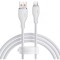 Cablu Date si Incarcare USB-A - USB-C Baseus Pudding, 100W, 2m, Alb P10355703221-01