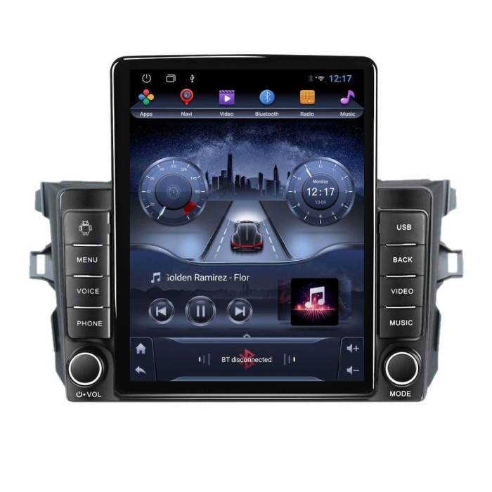 Navigatie dedicata cu Android Toyota Corolla 2007 - 2013, 2GB RAM, Radio GPS