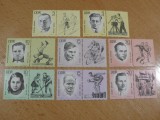 Germania Democrată DDR Sportivi Antifasciști Serie Semipoștală Lot 8 Mărci MNH -A771
