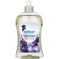 Detergent vase lichid bio lavanda si menta 500 ml Sodasan