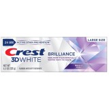 Pastă de dinți Crest 3D White Brilliance Bright Mint, albire și protecție &icirc;mpotriva petelor, 121 g