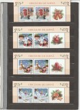 ROMANIA 2018 LP 2223 OBICEIURI DE IARNA TRIPTIC CU VINIETA MNH NESTAMPILAT