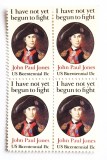4 timbre Statele Unite bloc de 4 val. MNH 1979 JOHN PAUL JONES _ Scott 1789, SUA, Istorie, Nestampilat