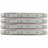 Lampa gabarit cu 12 LED-uri 12/24V set 4buc Cridem - Alb S10034A