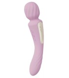 Vibrator Double-Ended Wand SWITCH, Aplicatie Mobila Lelo Connect, Silicon, USB, Roz, 21.7 cm