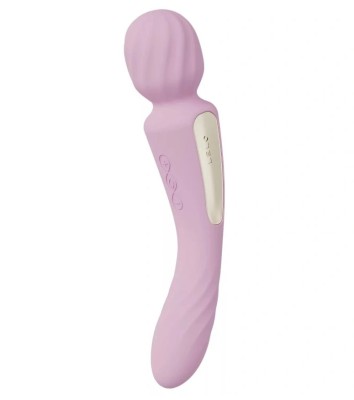 Vibrator Double-Ended Wand SWITCH, Aplicatie Mobila Lelo Connect, Silicon, USB, Roz, 21.7 cm foto