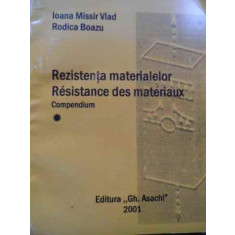 Rezistenta Materialelor - Ioana Missir Vlad, Rodica Boazu ,521381