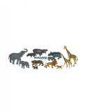 Animale salbatice cu puii set de 12 figurine - Miniland