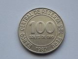 100 SOLES DE ORO 1982 PERU, America Centrala si de Sud
