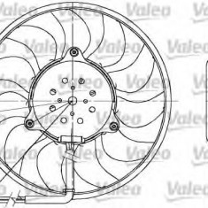 Ventilator, radiator AUDI A4 Avant (8E5, B6) (2001 - 2004) VALEO 698612