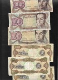 Venezuela 100 bolvari bolivares 1987-90-92-98 VG-F-VF pret pe bucata