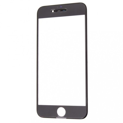Geam Sticla + OCA iPhone 6, Complet, Negru foto