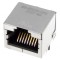 Soclu RJ45 8P8C Cat 6a Ecranat pentru PCB