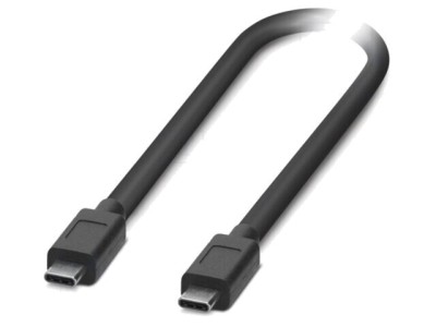 Cablu USB 3.2 USB C Mufă Din Ambele Părți 1m Negru PHOENIX CONTACT foto