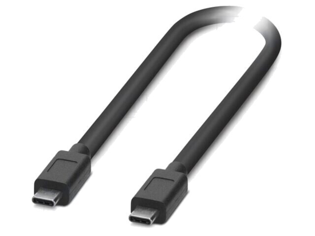 Cablu USB 3.2 USB C Mufă Din Ambele Părți 1m Negru PHOENIX CONTACT
