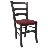 Scaun Paesana - cadru wenge - stofa E42 - visiniu