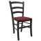 Scaun Paesana - cadru wenge - stofa E42 - visiniu