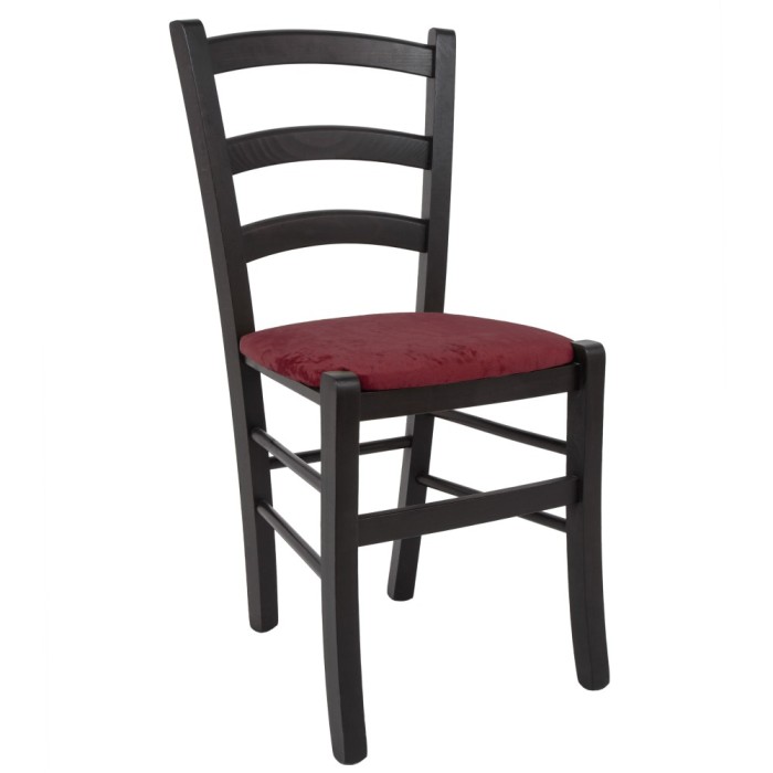 Scaun Paesana - cadru wenge - stofa E42 - visiniu