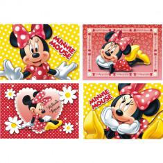 Puzzle Minnie Mouse, Amscan 995245, Set de 4 buc foto