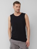 s.Oliver Tricou barbati din bumbac fara maneci, Regular fit, Negru (Marime: L)