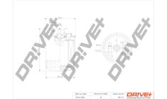 Dr!ve+ DP1110.13.0041 filtru combustibil